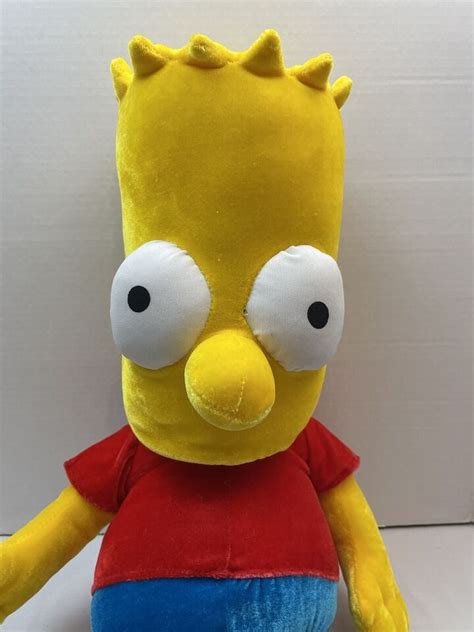 Large 2005 Bart Simpson The Simpsons 24” Stuffed Plush Nanco 20th Century Fox Ebay