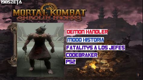 Mortal Kombat Shaolin Monks Fatalitys A Los Jefes Con Demon Handler