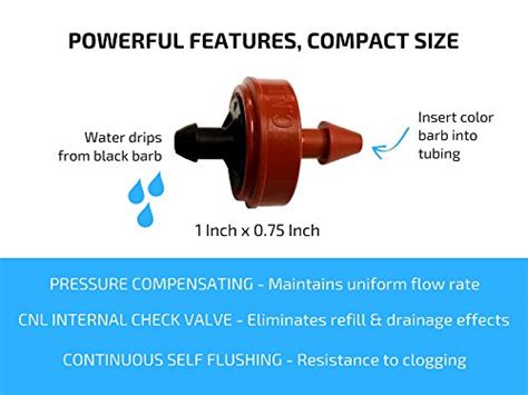 Gph Netafim Woodpecker Jr Pressure Compensating Dripper Emitters