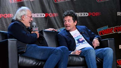 Michael J Fox And Christopher Lloyd Reunited For A Back To The Future