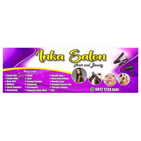 Jual Spanduk Salon Banner Salon Kecantikan Shopee Indonesia