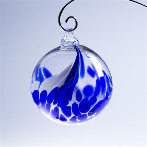 Boule De Noël Bleu Décorationsboules De Noël Cristal Lehrer