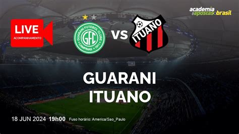 GUARANI X ITUANO AO VIVO BRASIL SÉRIE B RODADA 11 NARRAÇÃO