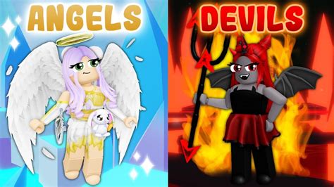 ANGELS Vs DEVILS Obby With Moody Roblox YouTube