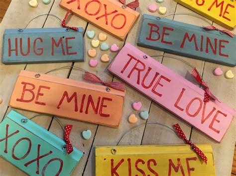 Conversation Heart Inspired Signs Etsy