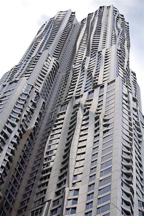 Frank Gehry Designed Residential Tower 8 Spruce Street New York City Gehry Architecture