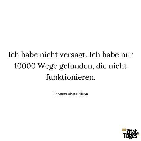 Wenn wir alles täten wozu wir imstande sind würden Thomas Alva Edison