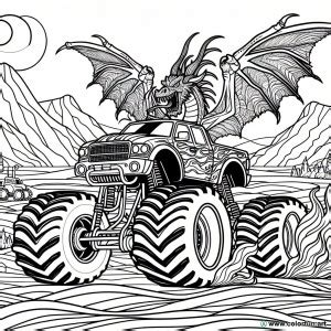 12 Coloriages De Monster Truck Coloriages Gratuits Pour Enfants