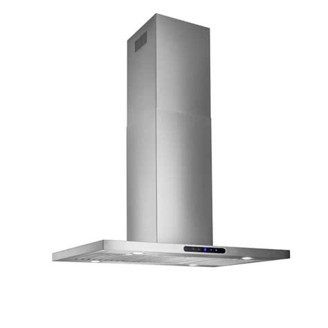 Broan Nutone Elite 36 In T Style Island Range Hood 640 Max Blower Cfm Stainless Steel With