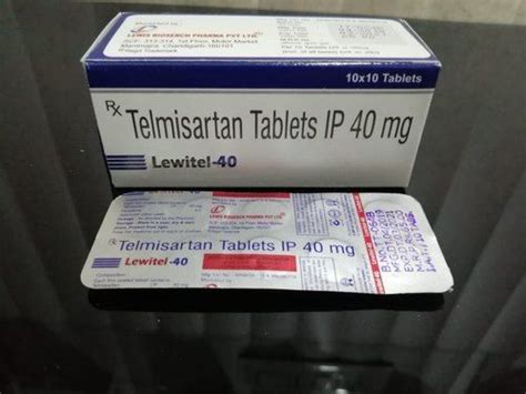 Telmisartan Tablet Ip 40 Mg Medicine Raw Materials At Best Price In