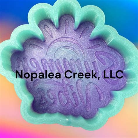 Summer Vibes Silicone Mold Freshies Silicone Molds Molds For Freshies Aroma Bead Molds Soap