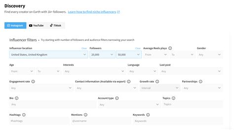 Influencer Search Tools To Find Relevant Influencers