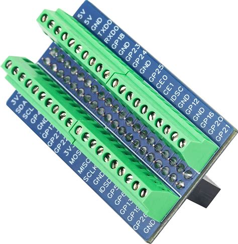 Amazon For Rpi Pi Io Gpio Terminal Blocks Breakout Board Pin