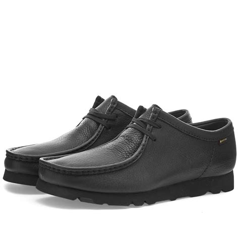 Clarks Originals Wallabee Gore Tex Black Leather End