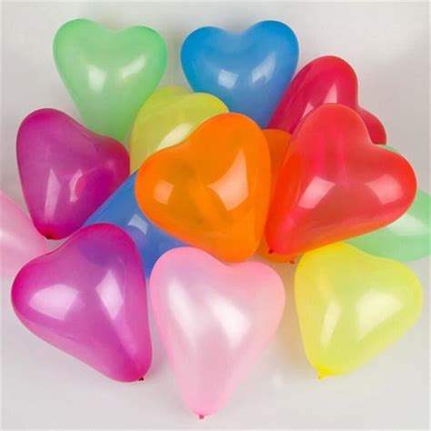 Ballons Gonflables En Latex Pi Ces Rouge Rose Blanc Pouces