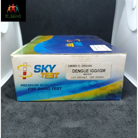 Jual Dengue Igg Igm Sky Test Tes Demam Berdarah Sky Test Shopee