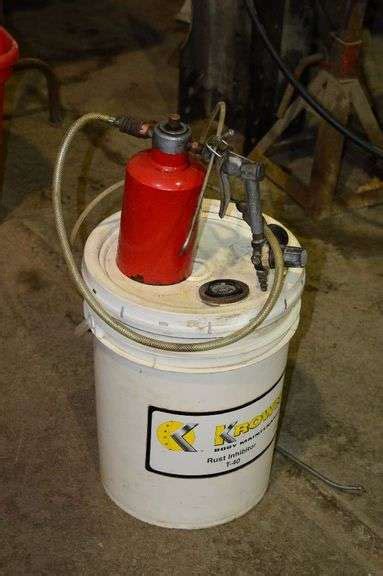 Pail of Krown Undercoating & Applicator - VanKlaveren Auctions Inc.