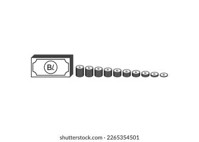 Panama Currency Symbol Panamanian Balboa Icon Stock Vector (Royalty Free) 2265354501 | Shutterstock