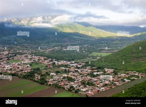 A Beautiful Aerial Shot During Sunrise In Autlan De Navarro Jalisco