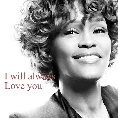 Whitney Houston I Will Always Love You Legendary Pop Etsy In 2021