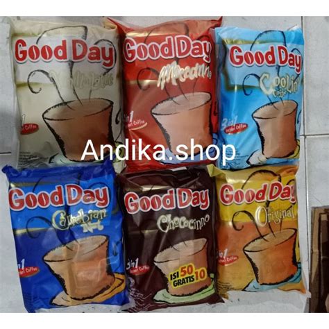 Jual Kopi Good Day Kemasan Sachet 20 Gram Varian Rasa Shopee Indonesia