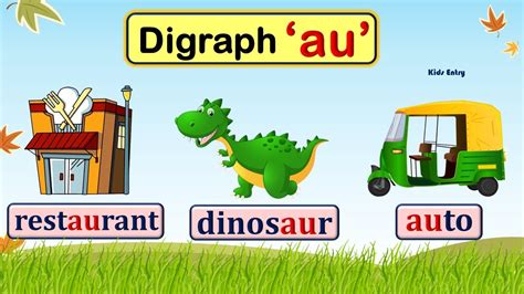 Au Digraph Au Sound Words Au Words Phonic Au Read And Learn