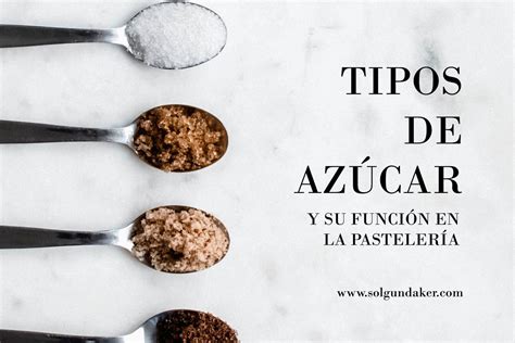 Tipos De AzÚcar Y Su FunciÓn En La PastelerÍa — Sol Gundaker Recetas