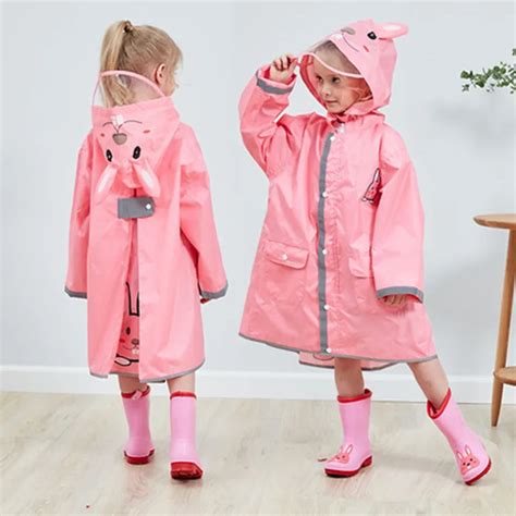 90 145cm Waterproof Raincoat For Children Kids Baby Rain Coat Poncho