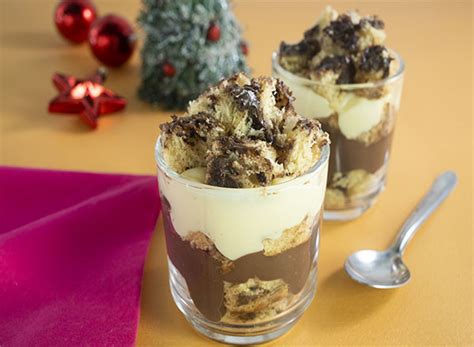 Receita fácil de pavê de panetone trufado para o natal