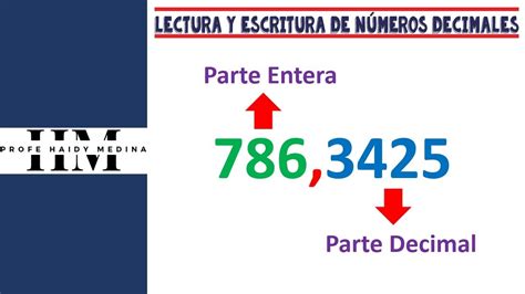 Lectura Y Escritura De N Mero Decimales Youtube