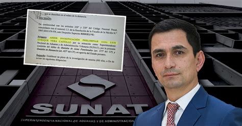 Fiscalía investiga al jefe de la Sunat