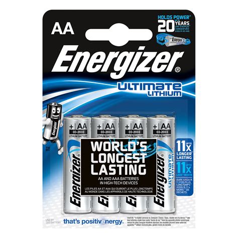 Energizer Ultimate Lithium Aa Par Pile Chargeur Ldlc