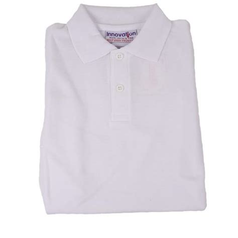 Plain White Polo Shirt