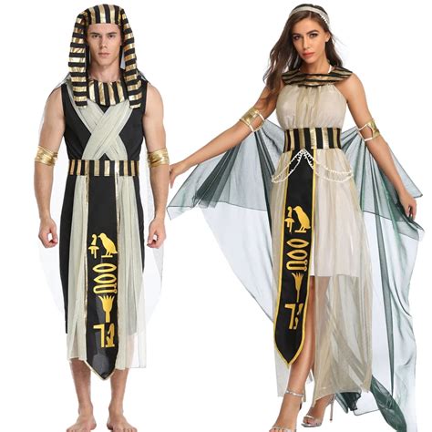 New Golden Egyptian Cleopatra Costume Adult Egypt Queen Carnival Party Cosplay Costumes Sexy