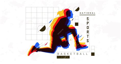 Premium Vector | Basketball throw illustration design national sports ...