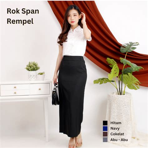 Jual Rok Panjang Kerja Wanita Kantor Rok Span Kerja Wanita Rok Span