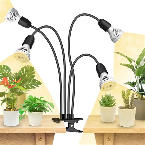 Free Shipping SANSI 40W LED Grow Light Bulb Full Spectrum Black Clip