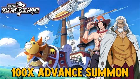 100X ADVANCE SUMMON WORTH KAH ONE PIECE GEAR FIVE UNLEASHED