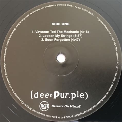 Виниловая пластинка Deep Purple Purpendicular 2LP Plastoman Ru