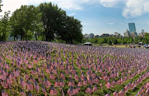 See More Than Flags Planted On Boston Common Trendradars Latest