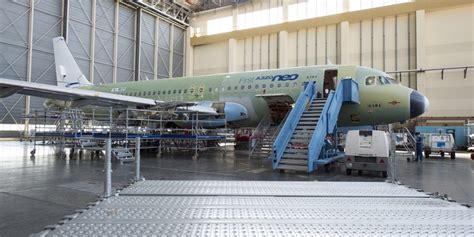 First Airbus A320neo Advancing Rapidly Through Final Assembly