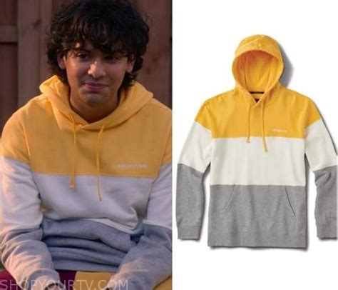 Cobra Kai Season 5 Episode 7 Miguels Color Block Hoodie Shop Your Tv