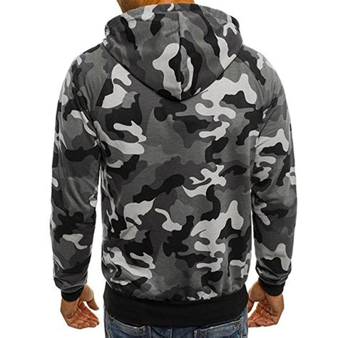 Autumn Camouflage Hoodies Men Military Style Fleece Hooded Coat Casual ...