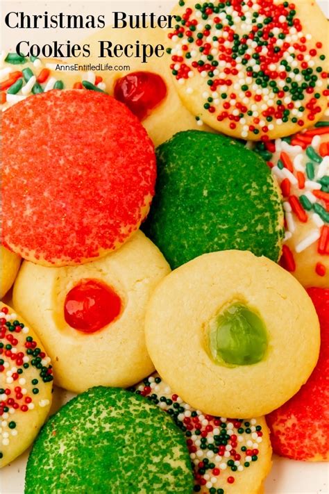 Christmas Butter Cookies Recipe