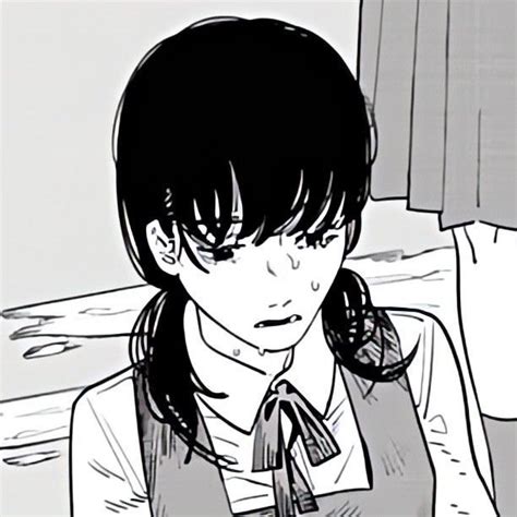 Csm Manga Pfp Asa Mitaka Icon In 2022 Mitaka Anime Monochrome Anime In