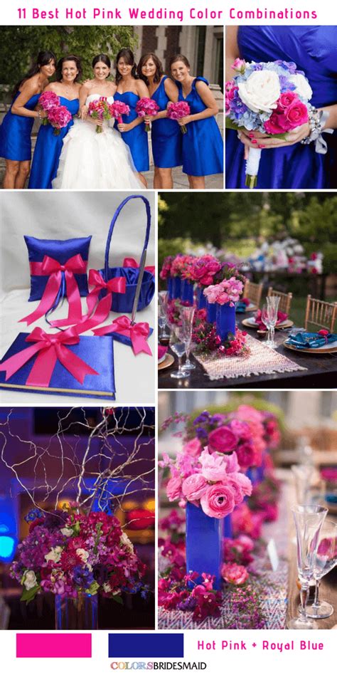 11 Best Hot Pink Wedding Color Combinations Ideas Colorsbridesmaid