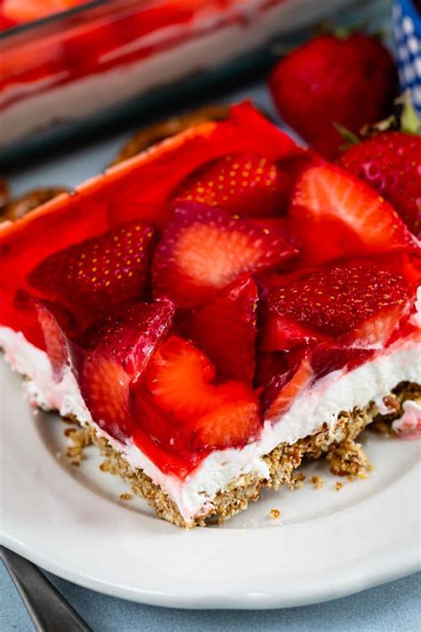 Strawberry Pretzel Dessert Without Jello