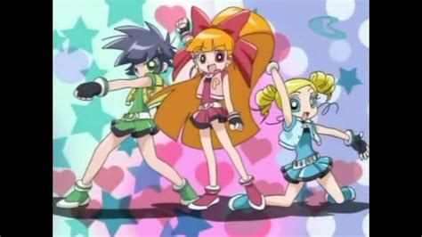 Powerpuff Girls Z Hebrew Group Transformation With English Dub Music Youtube