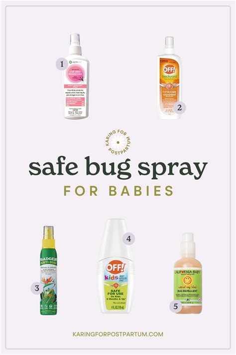 Favorite Bug Sprays For Babies Karing For Postpartum