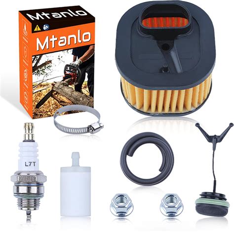 Mtanlo Kit d entretien HD pour tronçonneuse Husqvarna 365 X Torq 372XP